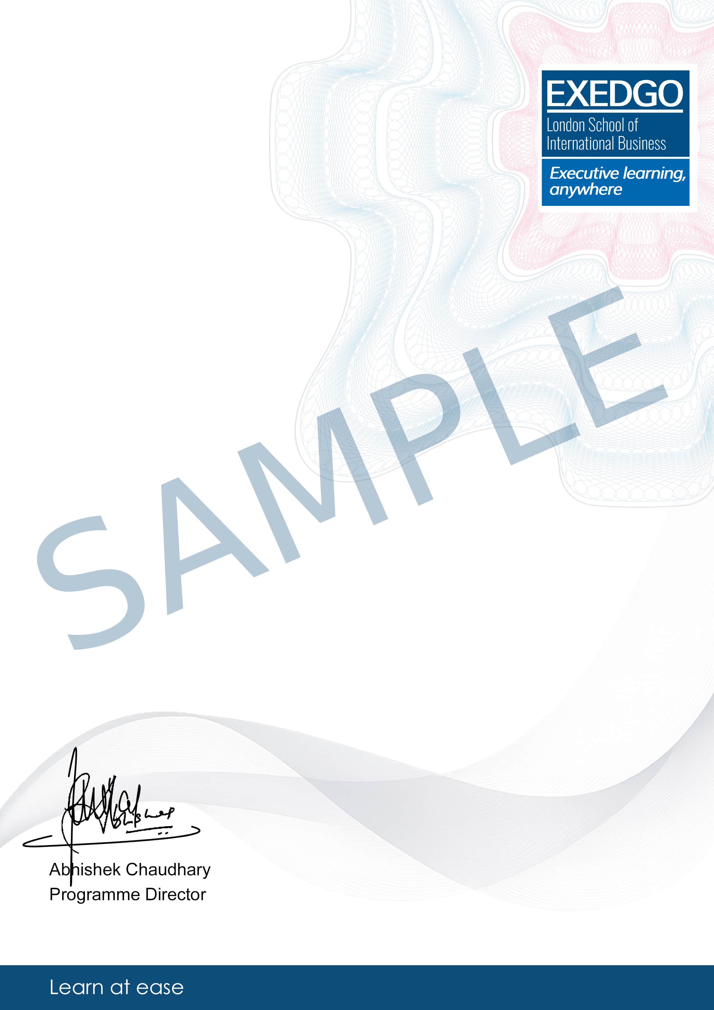 Certificate Background